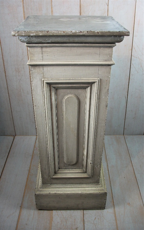 Painted Bust Stand Column Pedestal